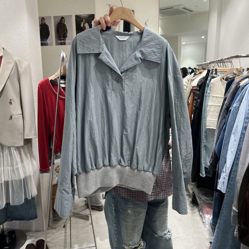 SSEMIENNE東大門代購女士新品推薦人氣時尚26春夏襯衫蕾絲衫SSENIQUE襯衫/蕾絲衫圖色2