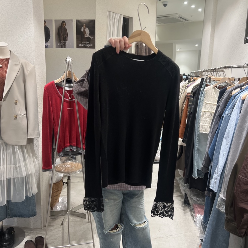 SSEMIENNE韓國代購女裝新品推薦職業人氣熱賣真品長袖T恤SSENIQUE長袖T恤圖色3