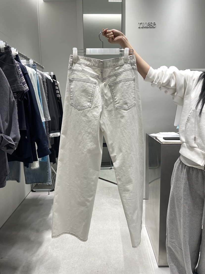 NUESE東大門實拍女裝新品真品職業時尚推薦26春夏熱賣牛仔褲NUESE牛仔褲