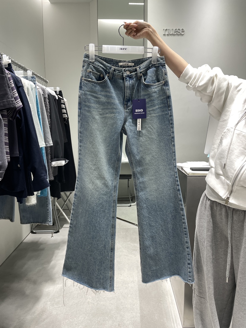 NUESE韓國直郵女士新品職業人氣26春夏推薦時尚真品牛仔褲NUESE牛仔褲圖色1