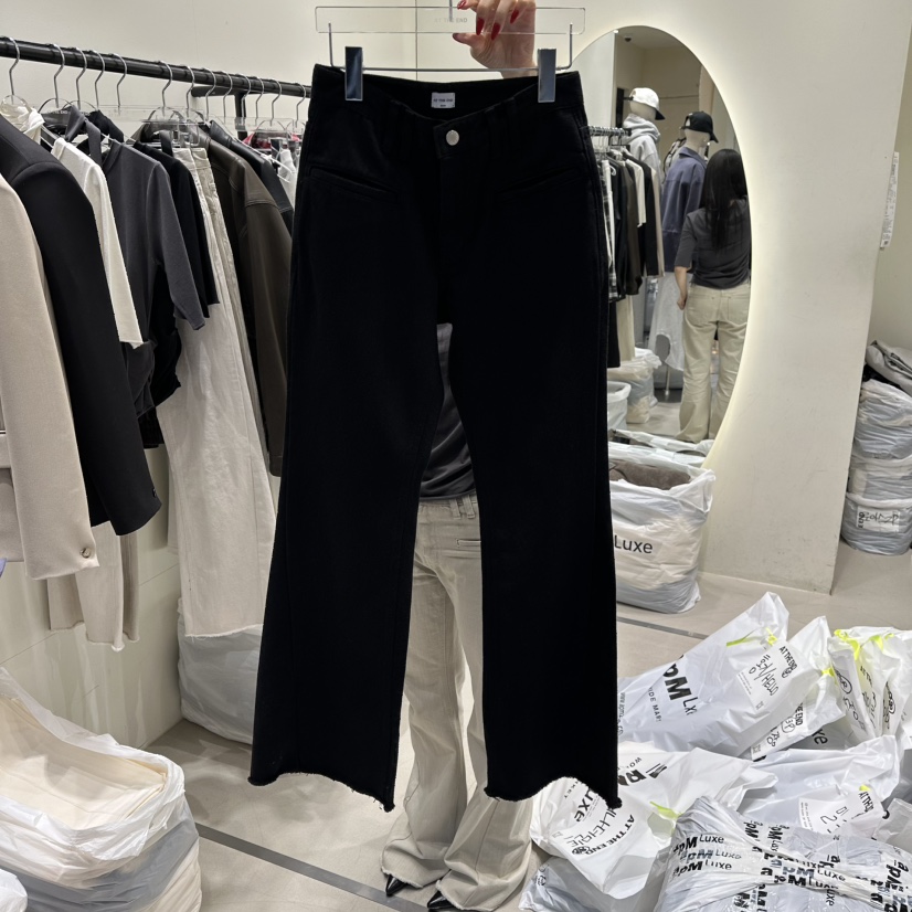 AT THE END東大門代購女裝新品26春夏推薦時尚真品休閑褲AT THE END休閑褲圖色3