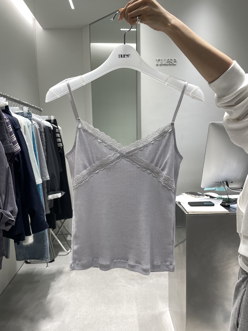 NUESE東大門代購女裝新款26春夏真品人氣時尚休閑吊帶背心NUESE吊帶/背心圖色2