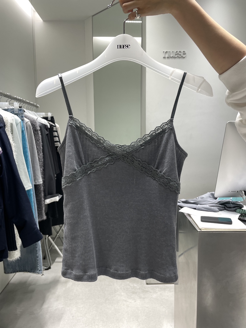 NUESE東大門代購女裝新款26春夏真品人氣時尚休閑吊帶背心NUESE吊帶/背心圖色3