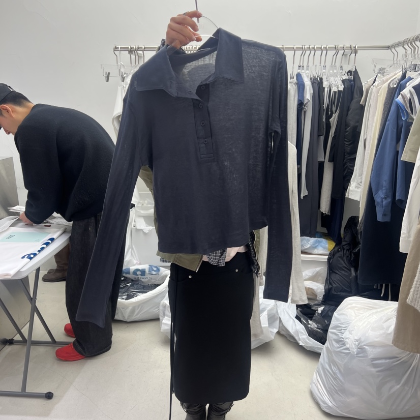 PADO韓國代購女士新品熱賣26春夏時尚推薦休閑職業長袖T恤PADO長袖T恤圖色6