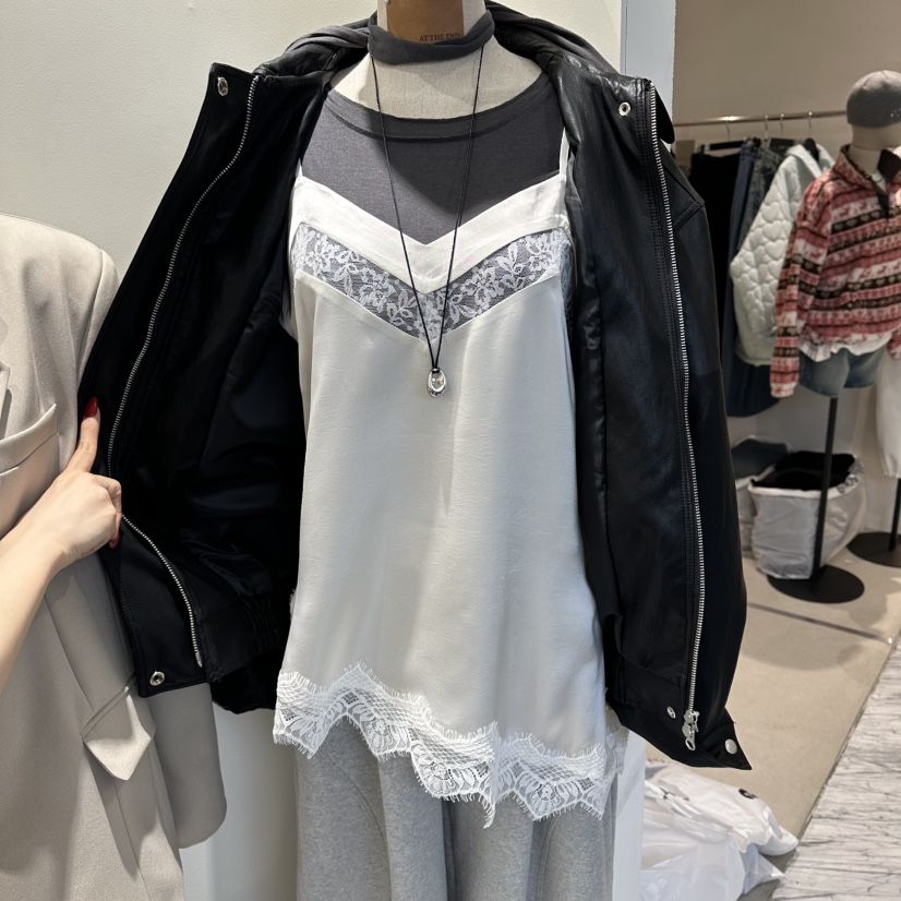 AT THE END韓國直郵女士新款人氣26春夏真品熱賣吊帶背心AT THE END吊帶/背心圖色2