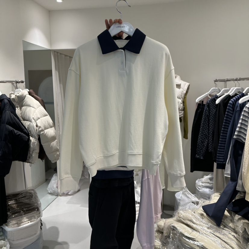 LORING RE I韓國直郵女裝新品真品26春夏休閑熱賣推薦衛衣LORING RE-I/BARE衛衣圖色2