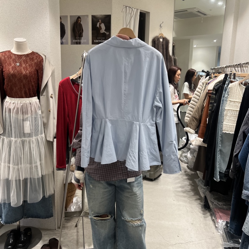 SSEMIENNE韓國直郵女裝新款人氣推薦真品熱賣時尚襯衫蕾絲衫SSENIQUE襯衫/蕾絲衫