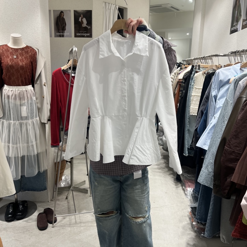 SSEMIENNE韓國直郵女裝新款人氣推薦真品熱賣時尚襯衫蕾絲衫SSENIQUE襯衫/蕾絲衫圖色2