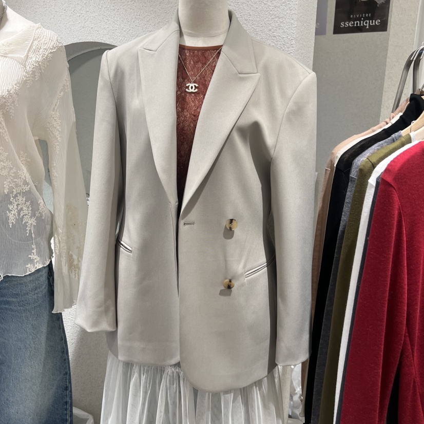 SSEMIENNE東大門代購女士新款熱賣職業真品推薦26春夏夾克SSENIQUE夾克圖色1