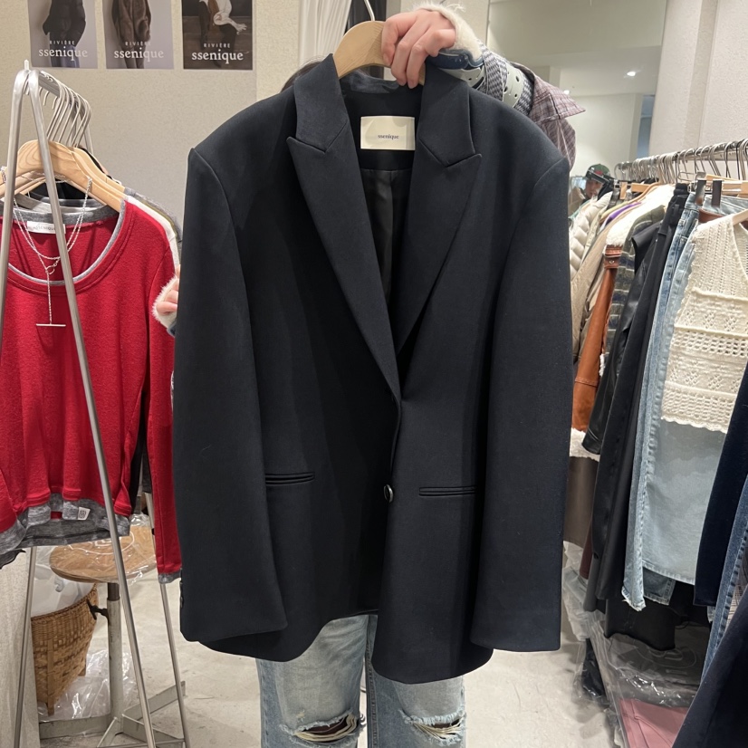SSEMIENNE東大門代購女士新款熱賣職業真品推薦26春夏夾克SSENIQUE夾克圖色2
