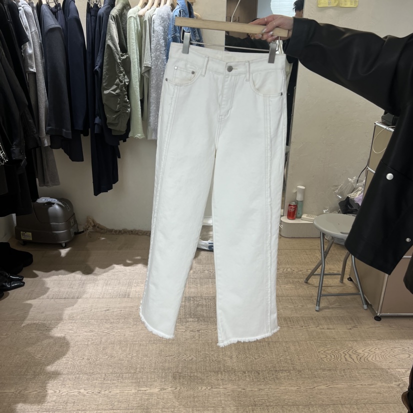 W AND J東大門直郵女裝新品真品休閑推薦26春夏職業牛仔褲W AND J牛仔褲圖色1