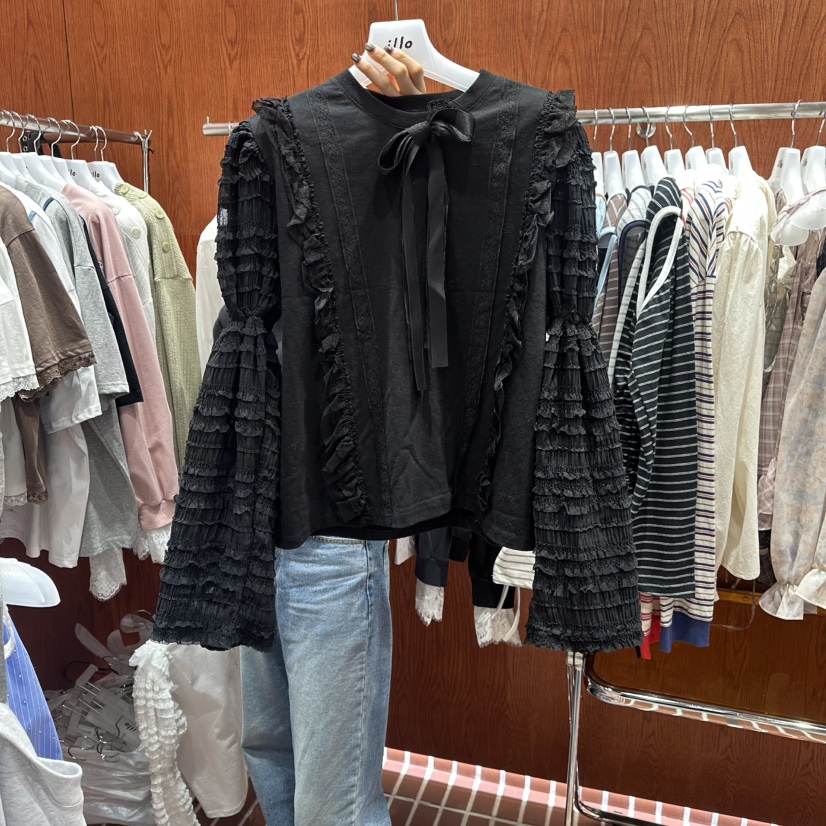 ILLO/MOCI東大門直郵女士新品真品26春夏時尚熱賣長袖T恤ILLO/MOCI長袖T恤圖色2