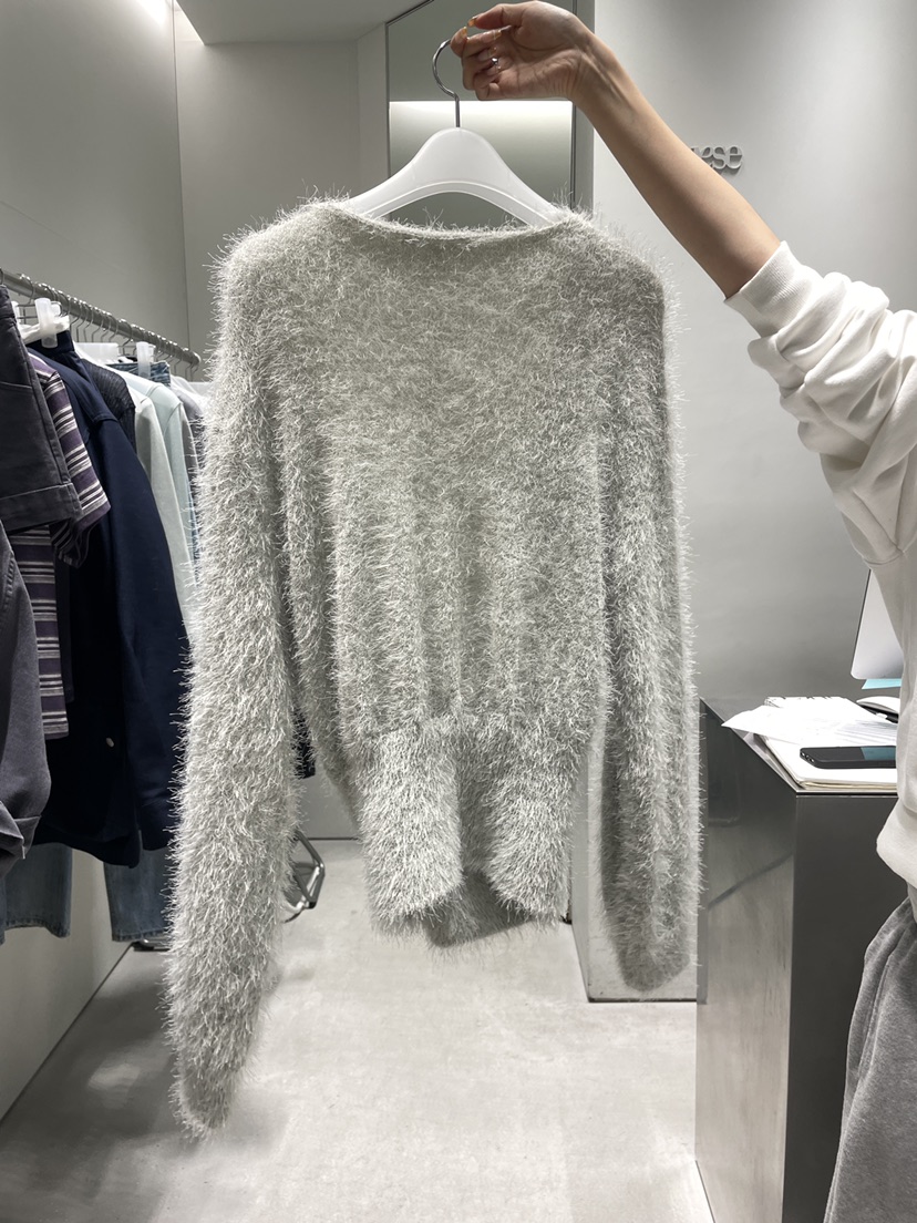 NUESE東大門直郵女裝新品熱賣26春夏職業休閑真品針織衫毛絨NUESE針織衫