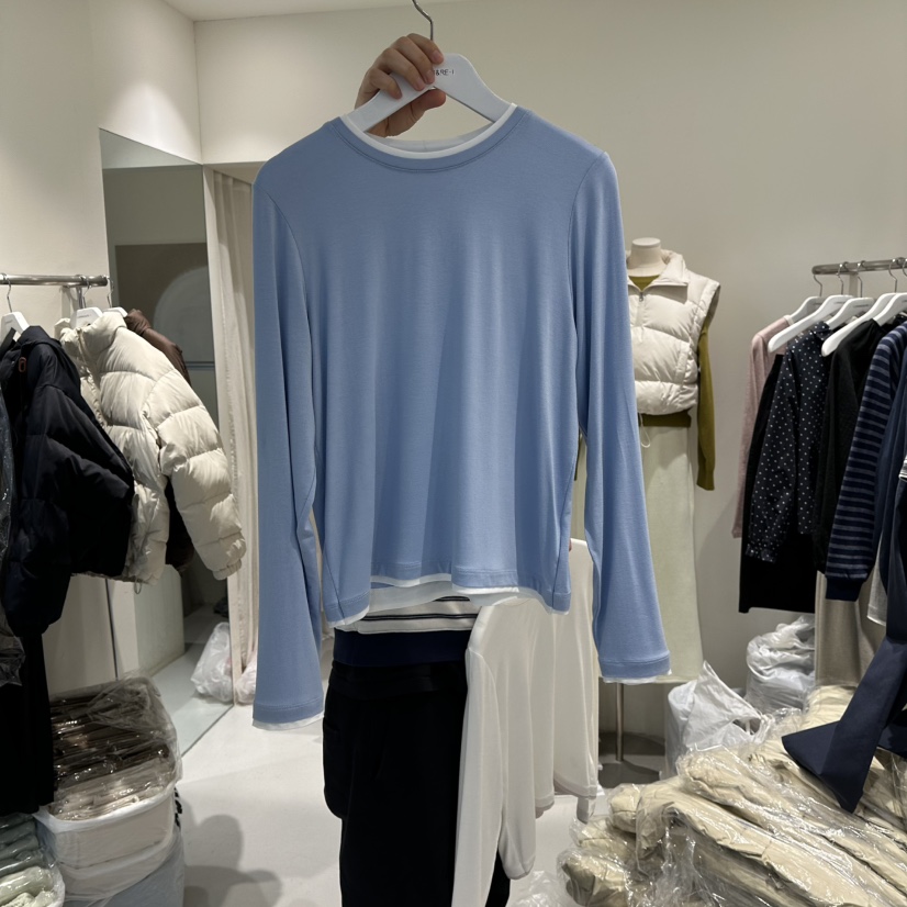 LORING RE I東大門代購女士新品人氣推薦真品熱賣長袖T恤LORING RE-I/BARE長袖T恤圖色2