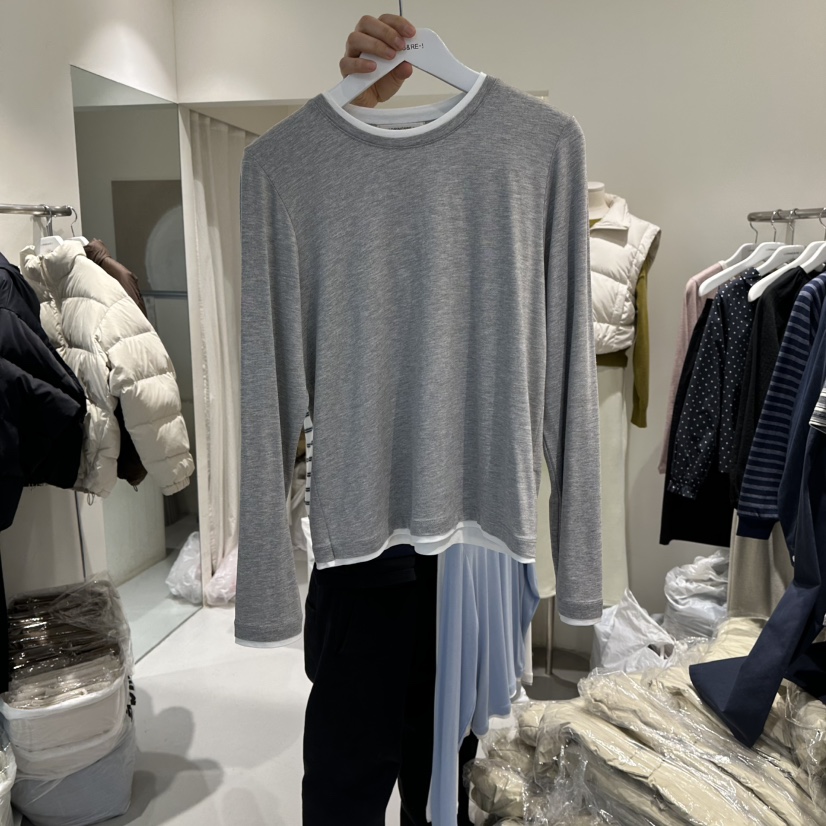 LORING RE I東大門代購女士新品人氣推薦真品熱賣長袖T恤LORING RE-I/BARE長袖T恤圖色3