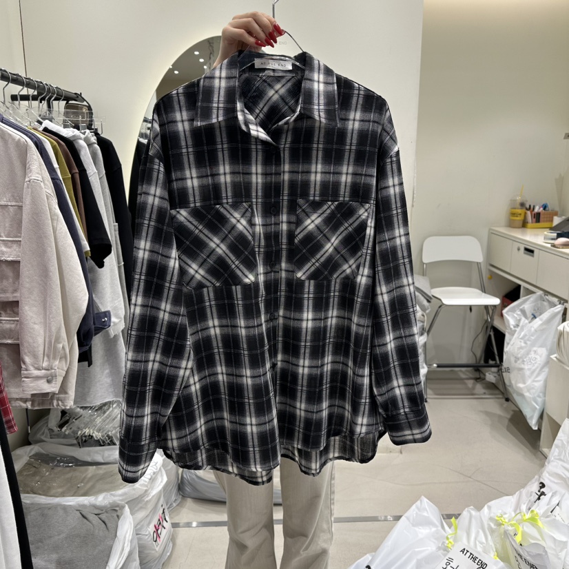 AT THE END韓國直郵女士新品休閑職業真品26春夏襯衫蕾絲衫AT THE END襯衫/蕾絲衫圖色2