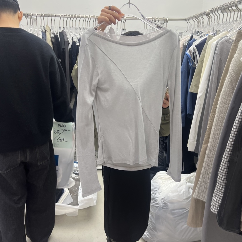 PADO韓國直郵女士新款推薦真品人氣休閑時尚職業26春夏長袖T恤PADO長袖T恤圖色5