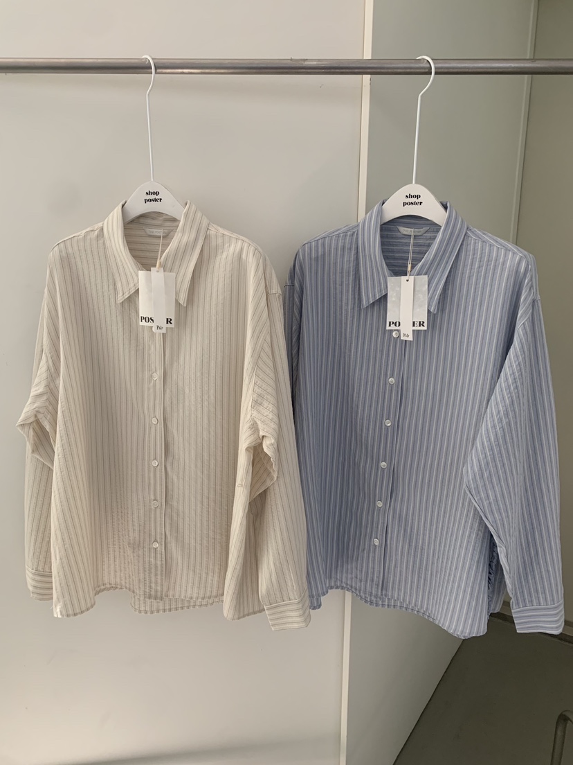 SHOP POSTER韓國代購女士新款熱賣時尚26春夏襯衫蕾絲衫SHOP_POSTER襯衫/蕾絲衫