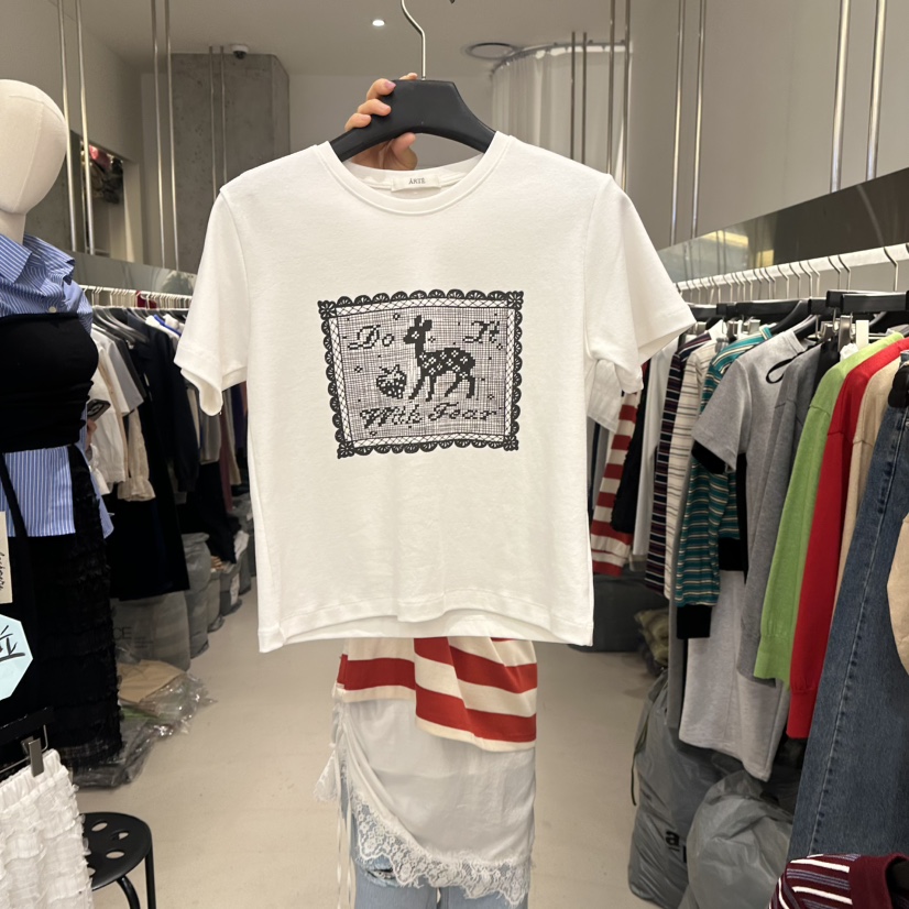 ARTE STUDIO/ATTENTION EDITORIAL韓國直郵女士新款推薦T恤ARTE STUDIO/ATTENTION EDITORIALT恤圖色1