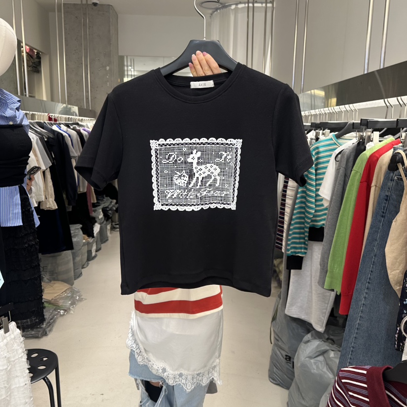 ARTE STUDIO/ATTENTION EDITORIAL韓國直郵女士新款推薦T恤ARTE STUDIO/ATTENTION EDITORIALT恤圖色3