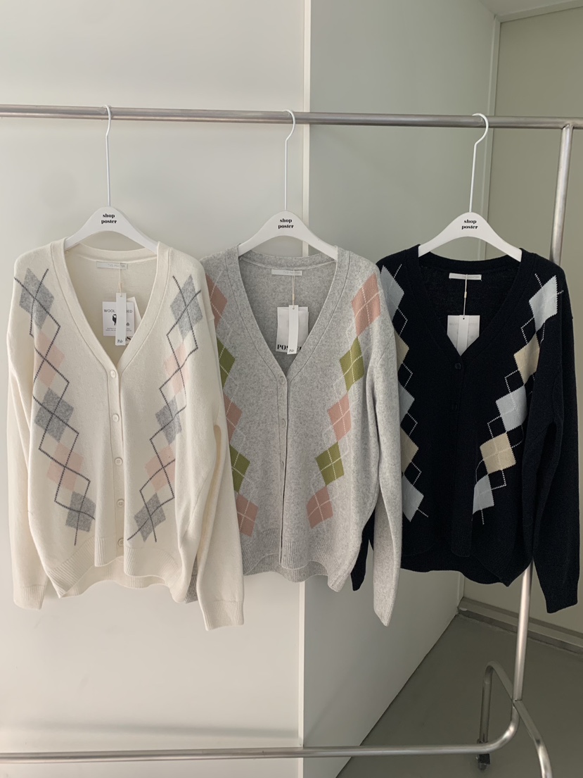 SHOP POSTER東大門直郵女士新款職業人氣熱賣針織衫開衫SHOP_POSTER針織衫