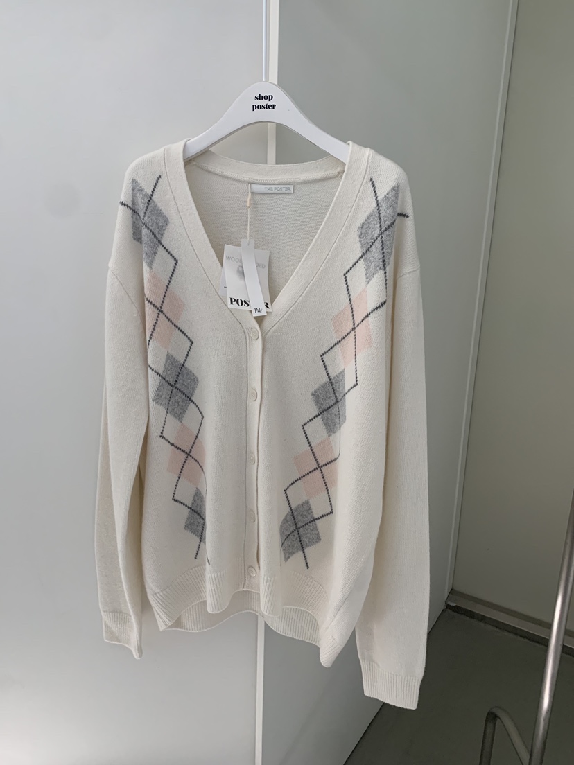 SHOP POSTER東大門直郵女士新款職業人氣熱賣針織衫開衫SHOP_POSTER針織衫圖色1