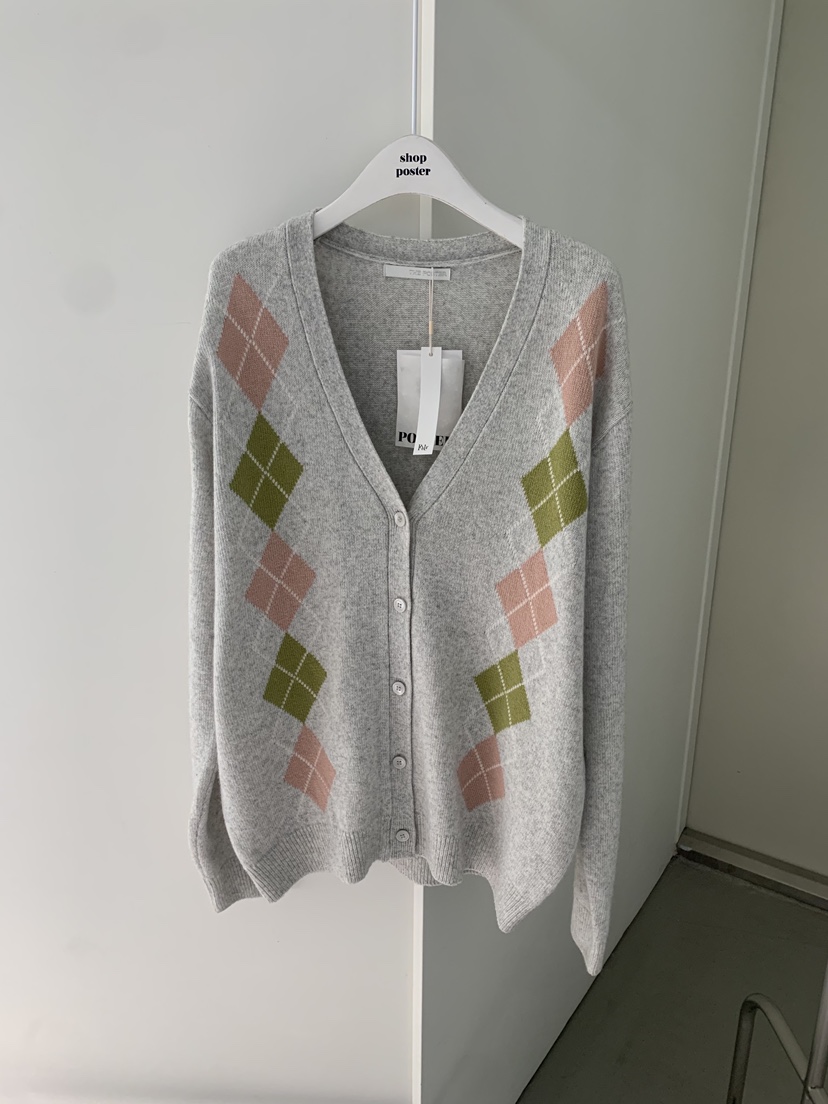 SHOP POSTER東大門直郵女士新款職業人氣熱賣針織衫開衫SHOP_POSTER針織衫圖色3