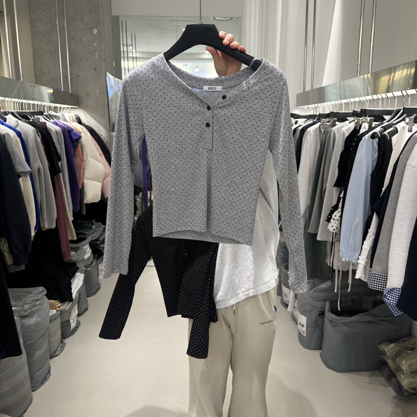 ARTE STUDIO/ATTENTION EDITORIAL東大門直郵女裝新款推薦長袖T恤ARTE STUDIO/ATTENTION EDITORIAL長袖T恤圖色1