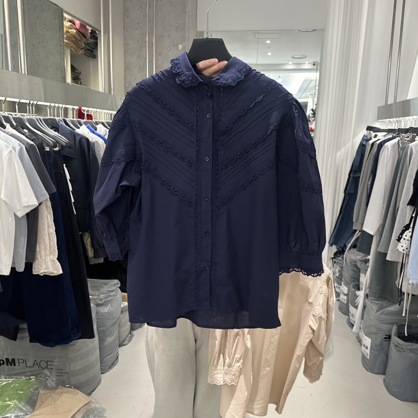 ARTE STUDIO/ATTENTION EDITORIAL東大門代購女裝新款職業襯衫蕾絲衫ARTE STUDIO/ATTENTION EDITORIAL襯衫/蕾絲衫圖色3