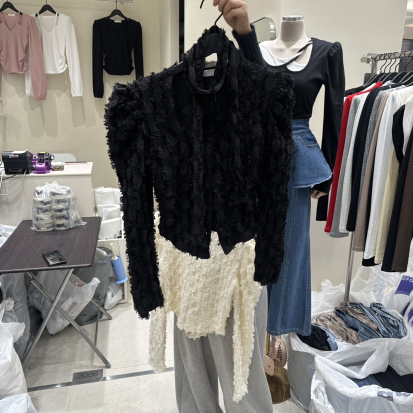 MONOPOLY韓國代購女裝新款熱賣人氣時尚真品休閑襯衫蕾絲衫MONO_POLY襯衫/蕾絲衫圖色2