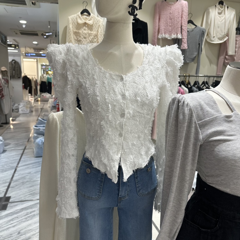 MONOPOLY韓國代購女裝新款熱賣人氣時尚真品休閑襯衫蕾絲衫MONO_POLY襯衫/蕾絲衫圖色3