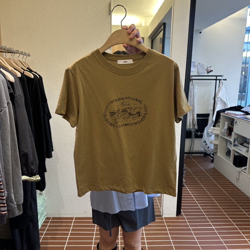 CHOI-L韓國代購女士新款休閑時尚26春夏人氣推薦熱賣T恤CHOIT恤圖色3