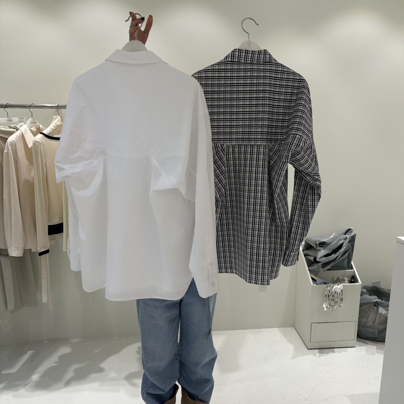 VEREN東大門代購女裝新品時尚26春夏職業休閑人氣襯衫蕾絲衫VEREN襯衫/蕾絲衫