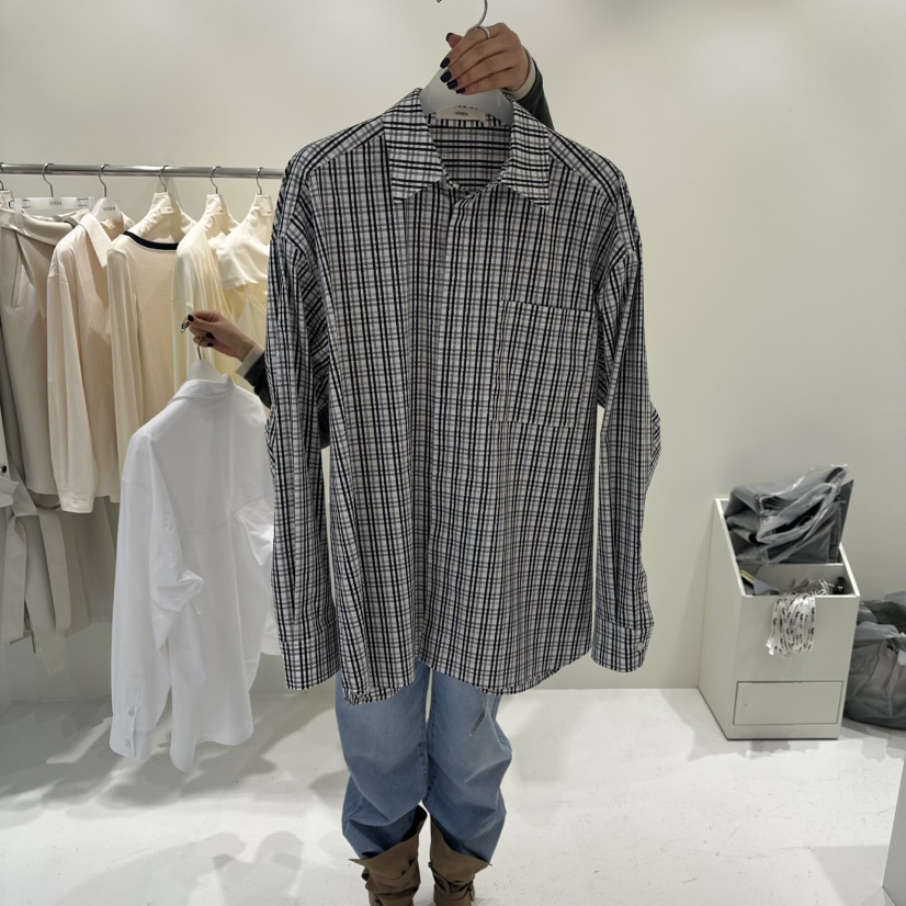 VEREN東大門代購女裝新品時尚26春夏職業休閑人氣襯衫蕾絲衫VEREN襯衫/蕾絲衫圖色2