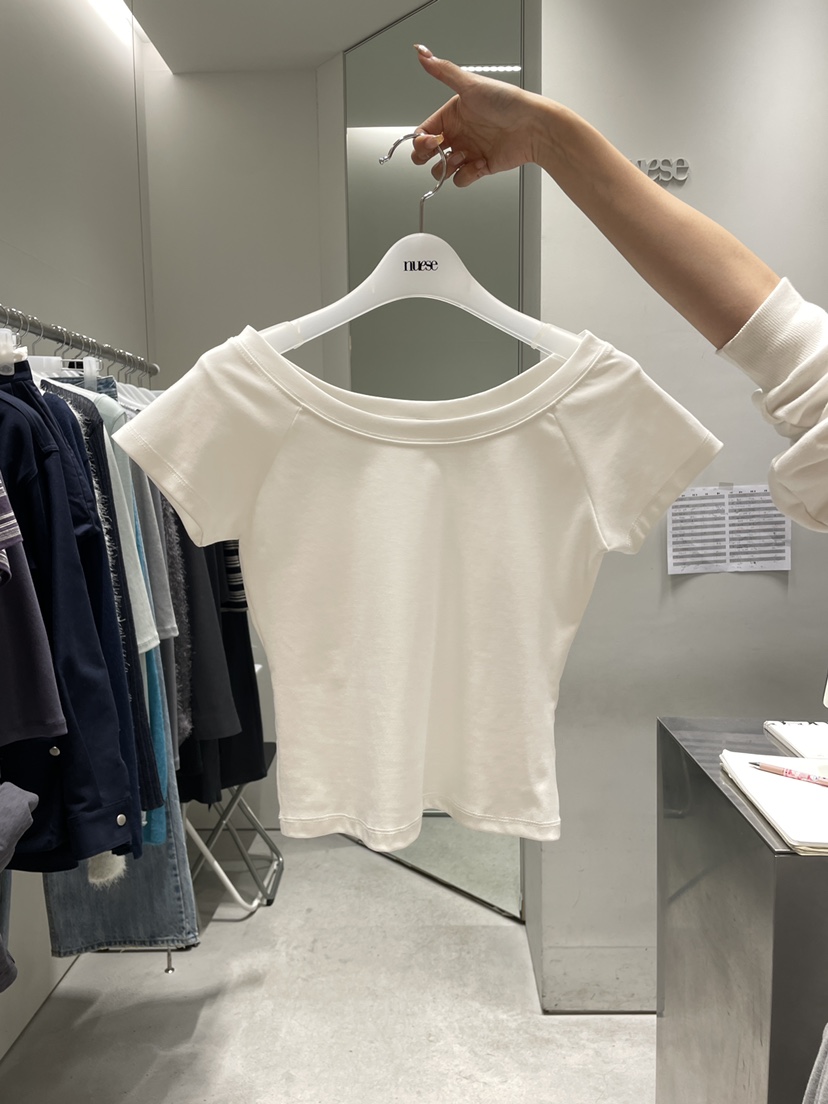 NUESE東大門實拍女裝新品推薦職業熱賣休閑時尚T恤不含內搭NUESET恤圖色1