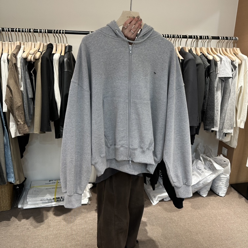 LE BUTTER韓國代購女士新款休閑職業熱賣衛衣連帽拉鏈衫LE BUTTER衛衣圖色3