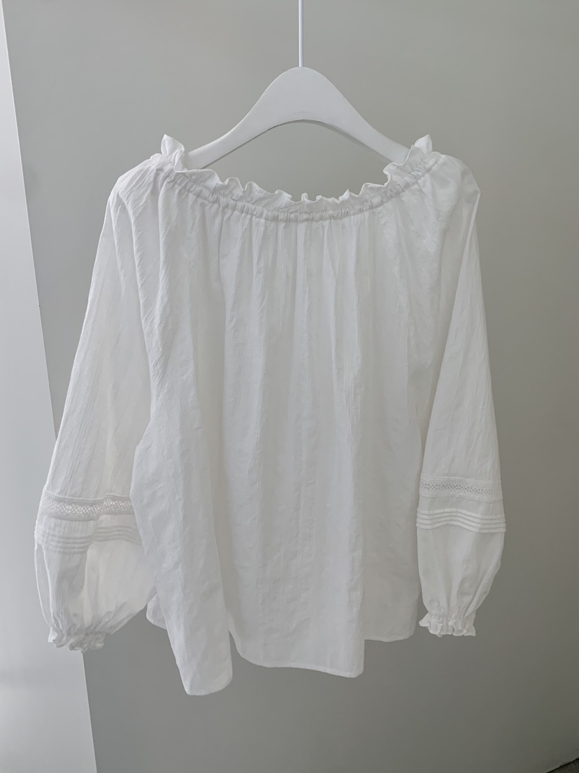 SHOP POSTER韓國直郵女裝新款26春夏休閑真品襯衫蕾絲衫SHOP_POSTER襯衫/蕾絲衫