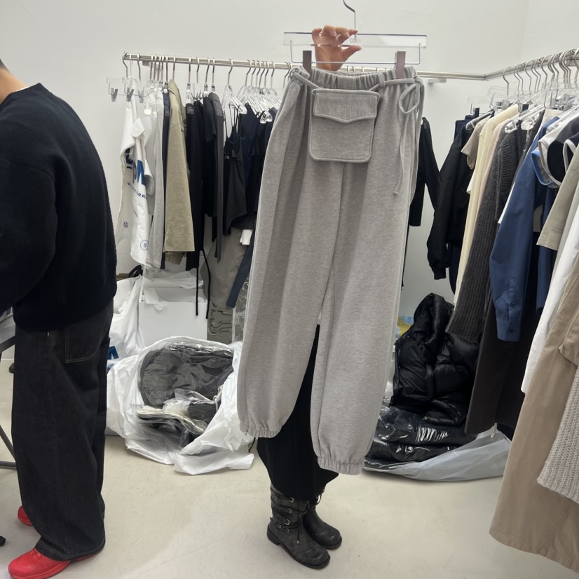 PADO東大門實拍女士新品熱賣人氣職業推薦休閑褲含腰包口袋PADO休閑褲圖色1