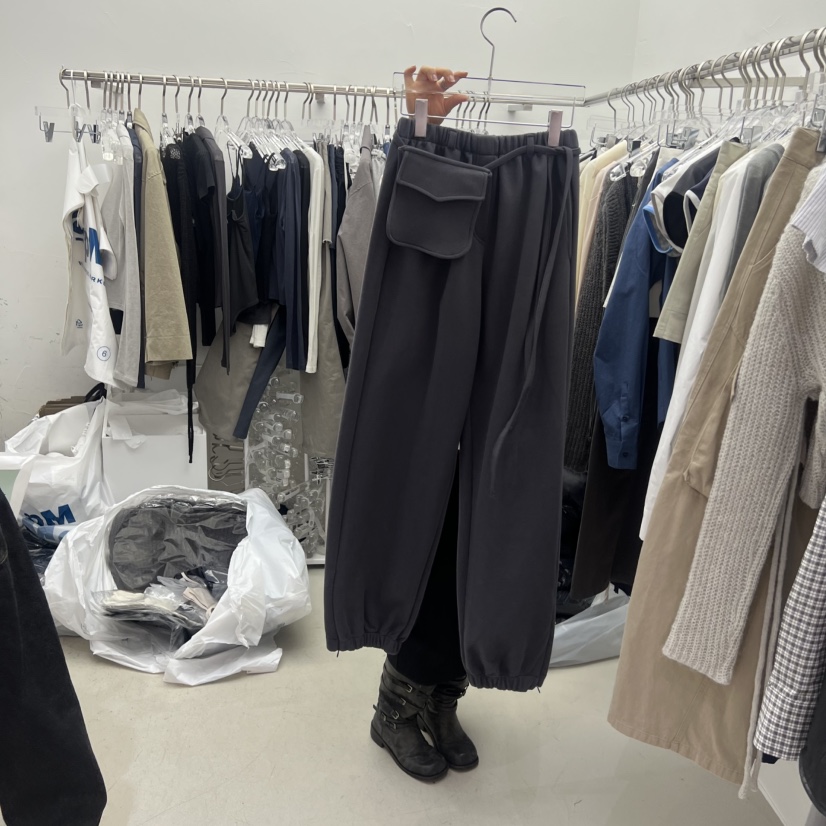 PADO東大門實拍女士新品熱賣人氣職業推薦休閑褲含腰包口袋PADO休閑褲圖色2