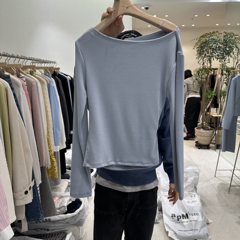 GRACIA韓國代購女裝新品26春夏時尚熱賣休閑人氣職業長袖T恤GRACIA長袖T恤