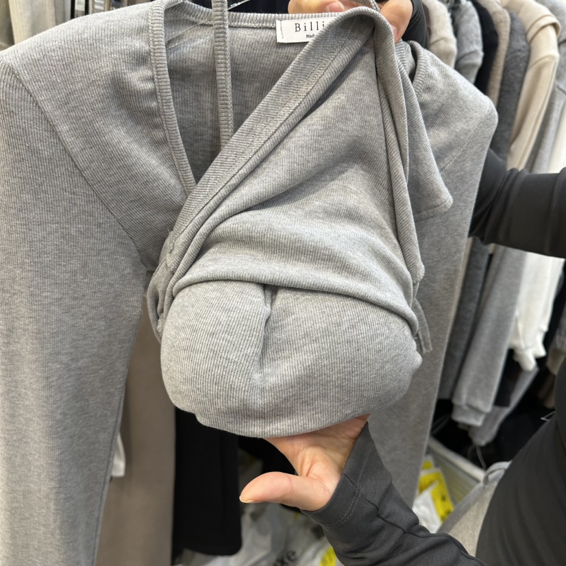 BILLION-L韓國直郵女士新款26春夏休閑真品長袖T恤假兩件BILLION-L長袖T恤