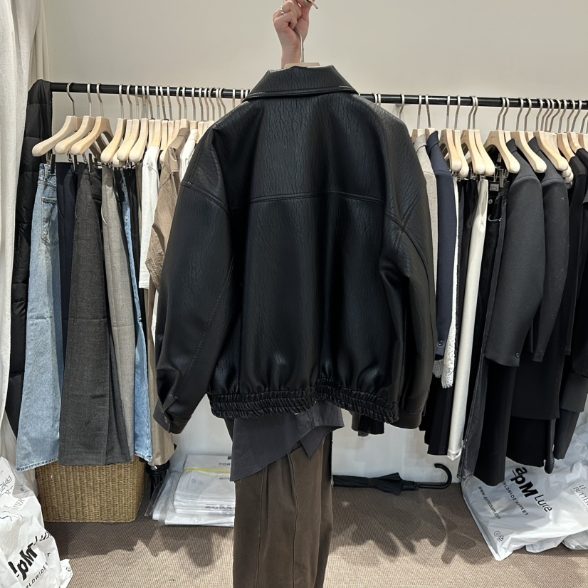 LE BUTTER東大門實拍女裝新品時尚人氣休閑夾克復古紐扣LE BUTTER夾克