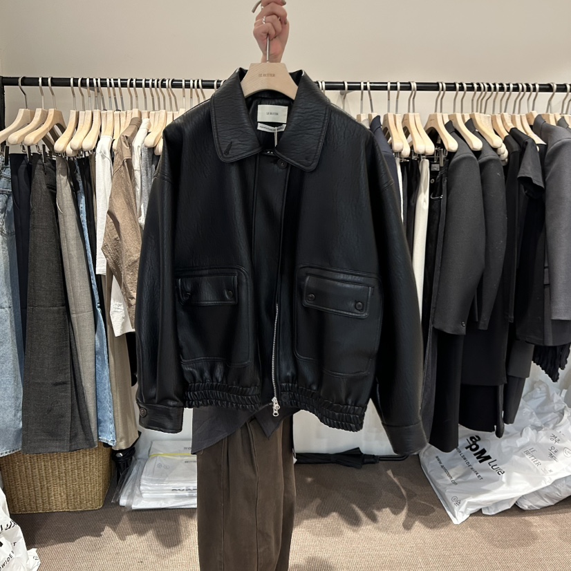 LE BUTTER東大門實拍女裝新品時尚人氣休閑夾克復古紐扣LE BUTTER夾克圖色1
