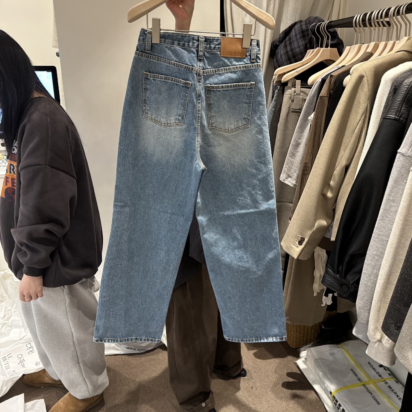 LE BUTTER韓國代購女士新款熱賣推薦人氣職業真品牛仔褲LE BUTTER牛仔褲