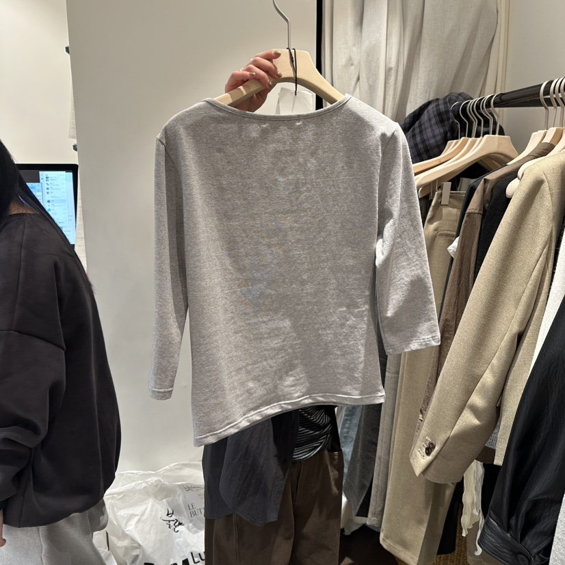 LE BUTTER東大門直郵女士新品職業人氣休閑時尚真品26春夏T恤LE BUTTERT恤