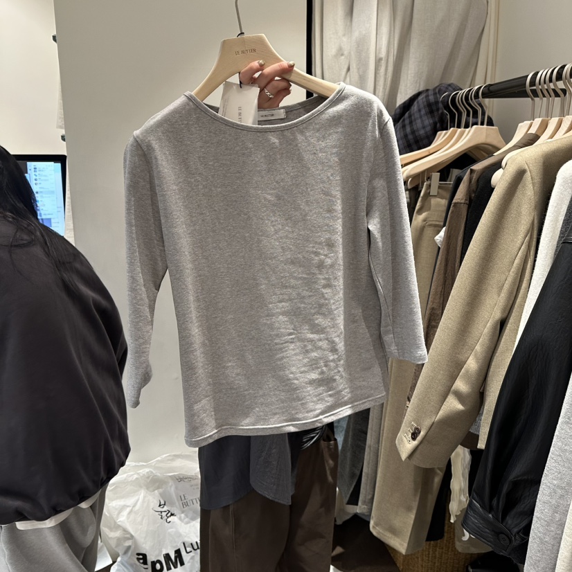 LE BUTTER東大門直郵女士新品職業人氣休閑時尚真品26春夏T恤LE BUTTERT恤圖色3