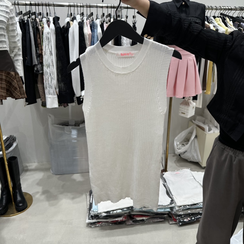 BUBBLE/LOTTIMO東大門代購女士新品人氣時尚吊帶背心圓領BUBBLE/LOTTIMO吊帶/背心圖色3