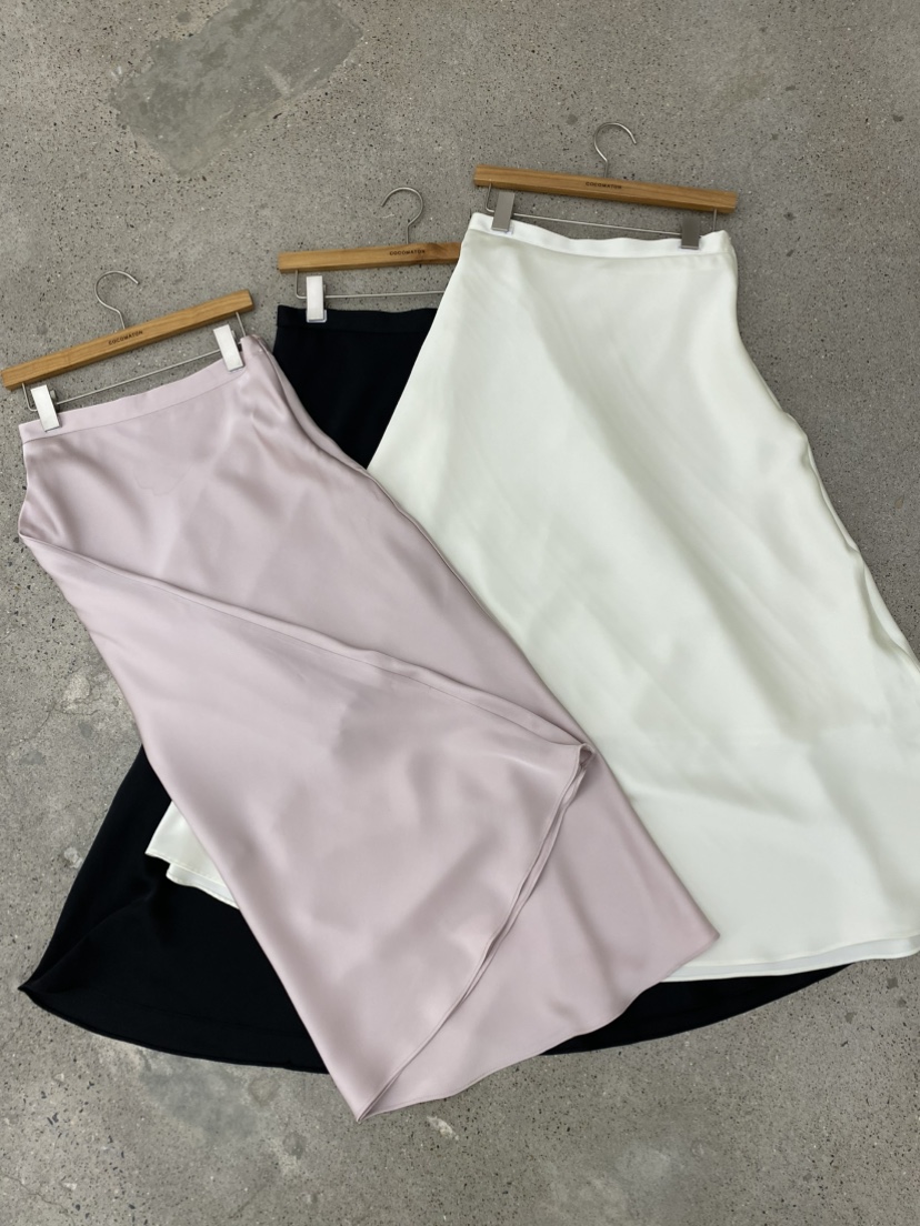 COCOMATON東大門代購女裝新品人氣真品推薦職業26春夏長裙緞面COCOMATON長裙