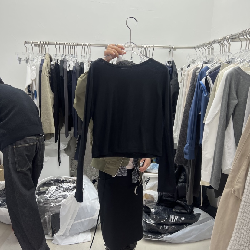 PADO東大門直郵女裝新款職業熱賣時尚推薦26春夏休閑長袖T恤PADO長袖T恤圖色2