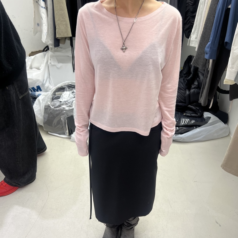 PADO東大門直郵女裝新款職業熱賣時尚推薦26春夏休閑長袖T恤PADO長袖T恤圖色5